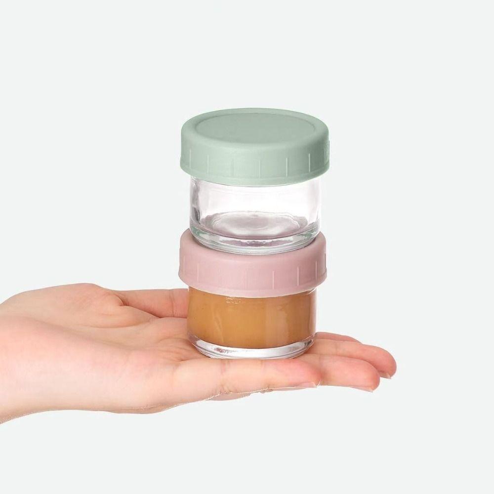 6pcs with Lid Dipping Sauce Cup 70ml Salad Dressing Container Food Storage Jar Spice Jar  Outdoor