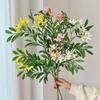 Artificial Flowers Leaves Simulated Green Plant Floral Art Wedding Scene Decor Fake Plants Flower Arrangement Home Decoration