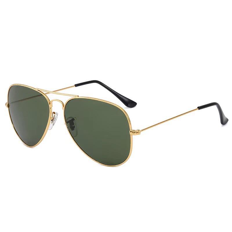 Vintage Aviator Unisex Sunglasses - Model 3025 Frog Eye