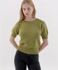 C CLOVER Cool Summer Short Sleeve Knit Avocado Green