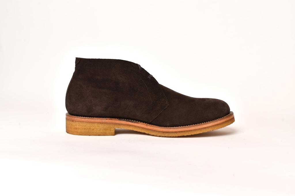 Business Shoes Leather Shoes Made In Japan Boots Genuine Leather Water Repellent Suede Leather Easy To Walk Brown Cm [Hiroshitsubouchi] [HTO-3703S]