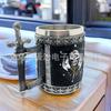 Medieval Skull Stainless Steel Mug Creative Styling Wine Set Commemorative Gifts Bar Personalized American Beer Mug