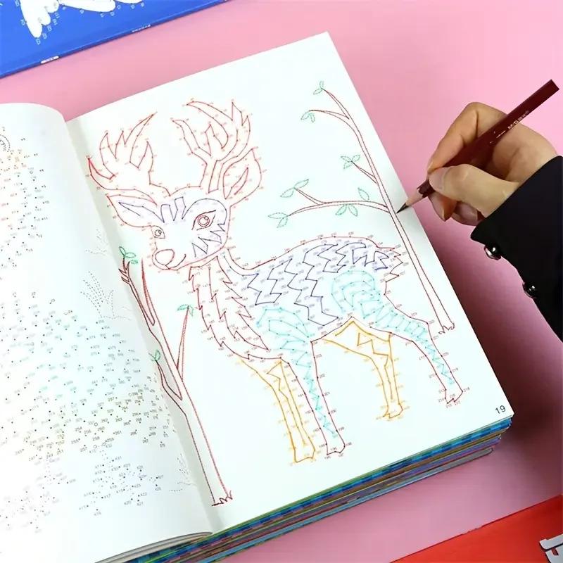 44 Pattern Focused Training Book Digital Connectivity And Coloring Book Set 3 Different Difficulty Levels