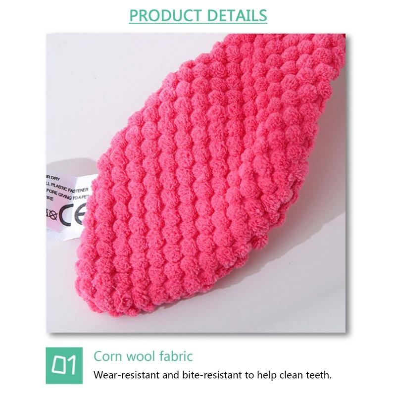 Dog Squeak Toys Cute Stuffed Durable Chew Toy Uneven Surface for Puppy Teething Soft Plush Animals Multiple Styles