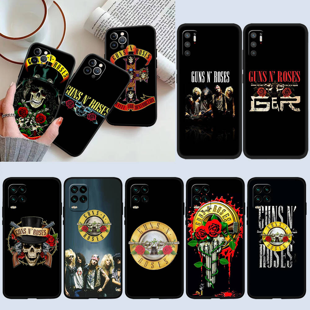 G-guns R-roses Phone Case for Motorola Edge 60 60s 70 G86 G56 G54 E14 G04S G45 G54 G64 X30 X40 X50 S30 S50 Pro Power Tylus