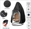 Chair Cover Anti-Dust Hanging Chair Cover with Zipper and Buckle Waterproof Windproof Swing Outdoor Garden Swing Egg Chair Cover