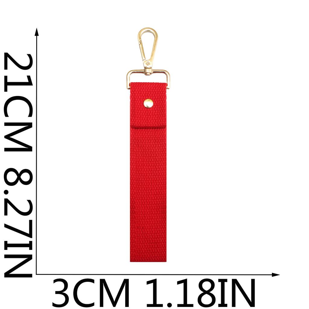 Diy Handmade Webbing Keychain Pendant, Japanese And Korean Fashion Cloth Sticker Decorative Ribbon Pendant, Handmade Ins Bag Pendant.