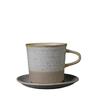 Japanese Coffee Cup And Saucer Set Retro Vintage Coarse Pottery Light Luxury Simple Cup Retro Ceramic Cup