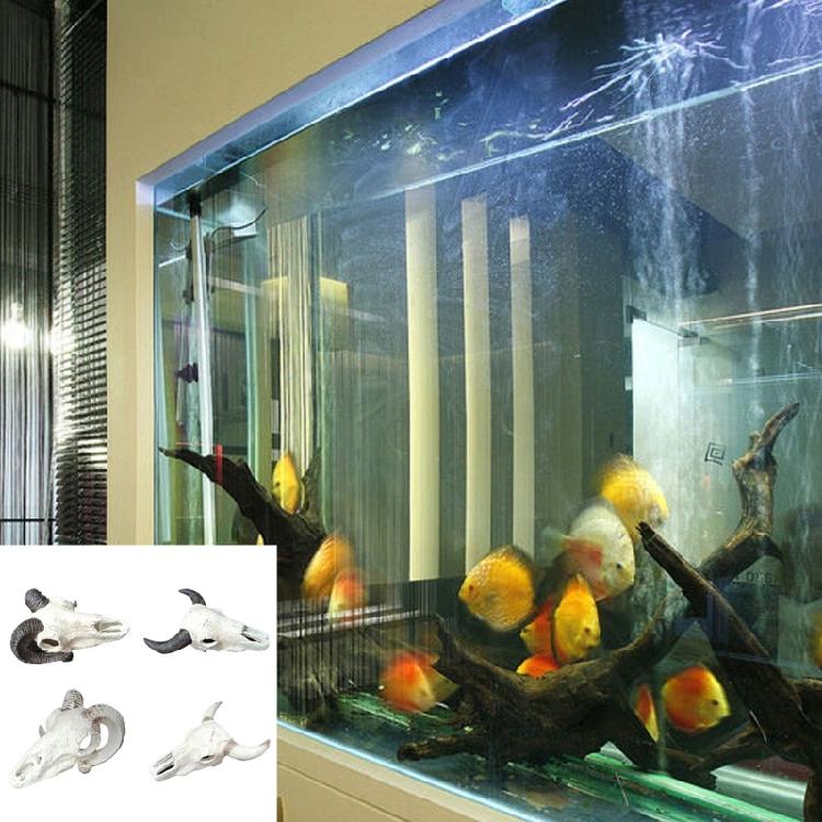 Aquarium Handicraft Skull Crafts Decoration FishTank Landscape Supplies