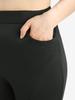 Rosegal Plus Size Spider Web Flocking Ruffles Lettuce Flare Pants