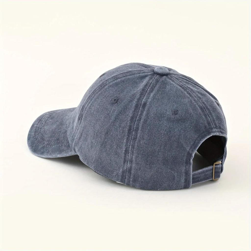 Baseballkappe mit Schildkrötenmuster im Retro-Wasch-Stil, verstellbar, Unisex, ideales Accessoire für Outdoor-Aktivitäten
