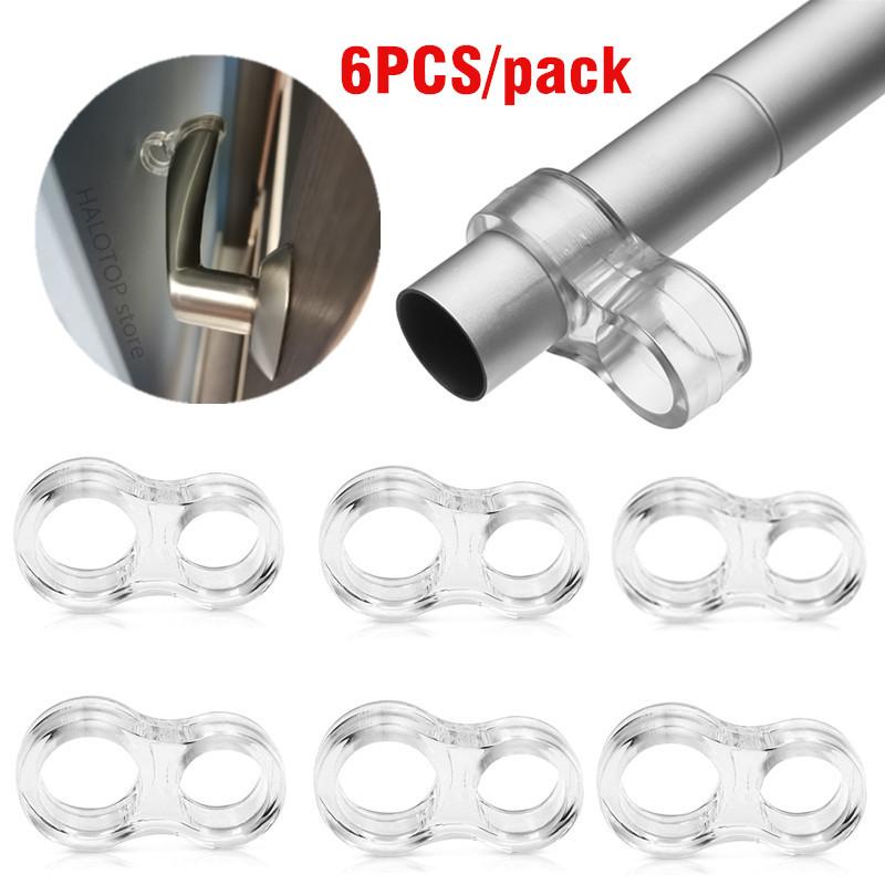 Türknauf-Wandschutz, durchsichtiger Türstopper aus weichem Gummi, Türgriff-Stoßfänger, Stummschaltaufkleber, Wandschutz, Schalldämpferpolster, Schutzstopfen