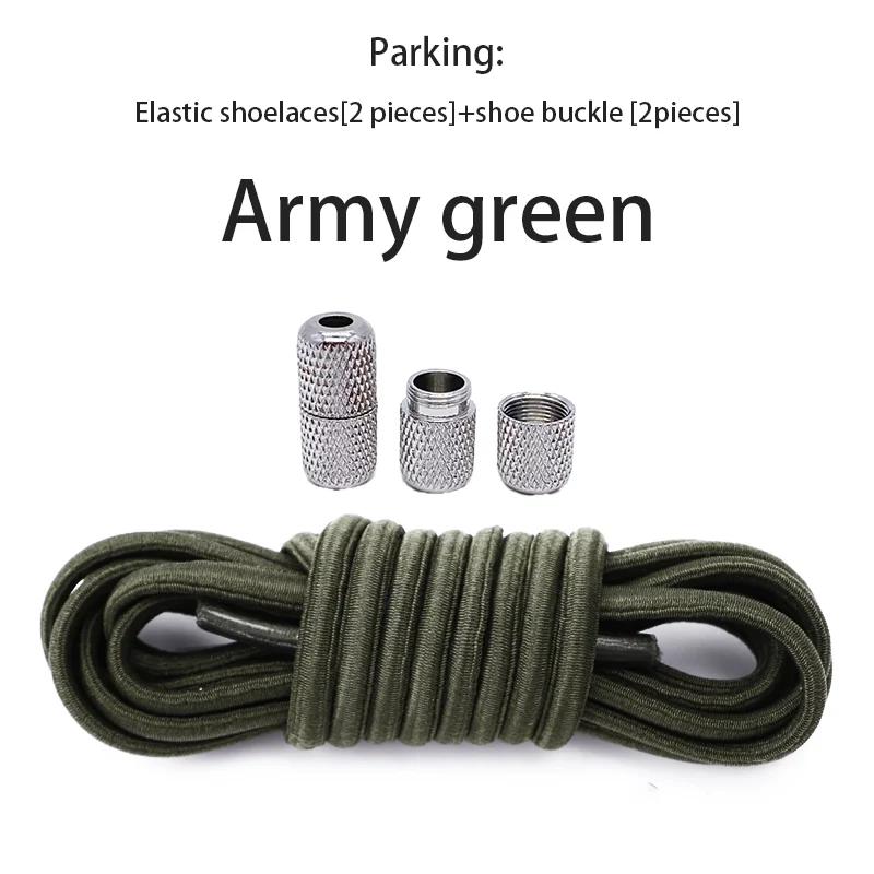 Round Elastic Shoelaces for Sneakers No Tie Shoelace Tennis Shoe Laces Without Ties for Kids Adult Rubber Bands Shoes Accessorie