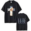 Singer Rosalia Lux 2026 Album Tour Print Harajuku Style Loose Cotton Fashion Summer Casual Streetwear Unisex And Unisex TShirt