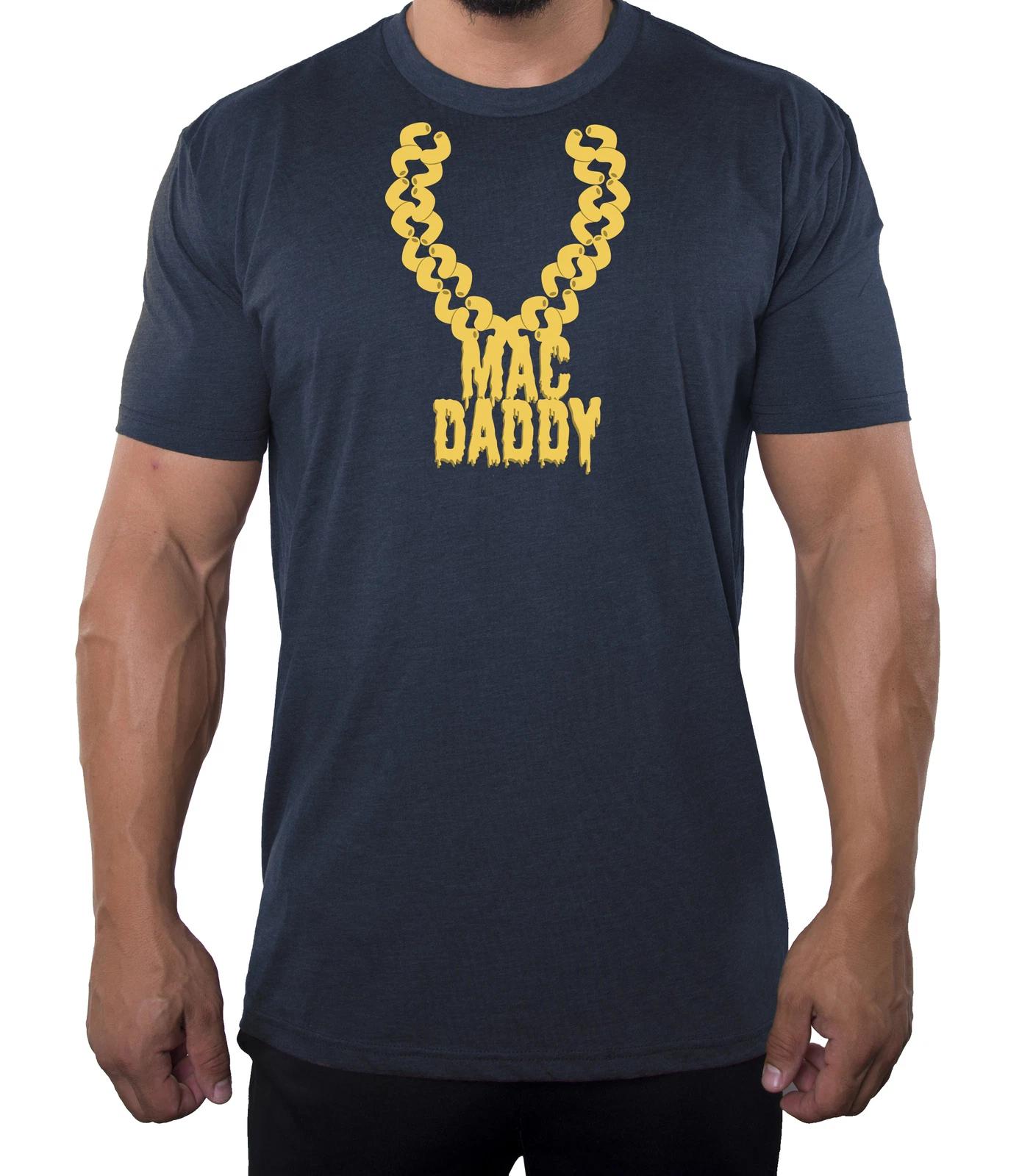 Mac Daddy Men s T-Shirts, Funny Graphic Tees, Mac and Cheese shirt S