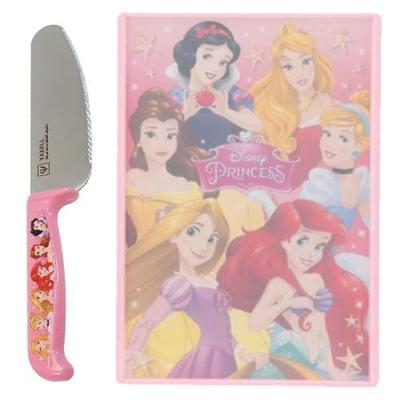 Disney Knife Cutting Board Set Princess S6 Children's &