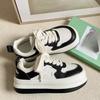 Design Sense Niche Original Shoes Women's Spring and Autumn New White Shoes All-Matching Sports Platform Wave Bread Shoes
