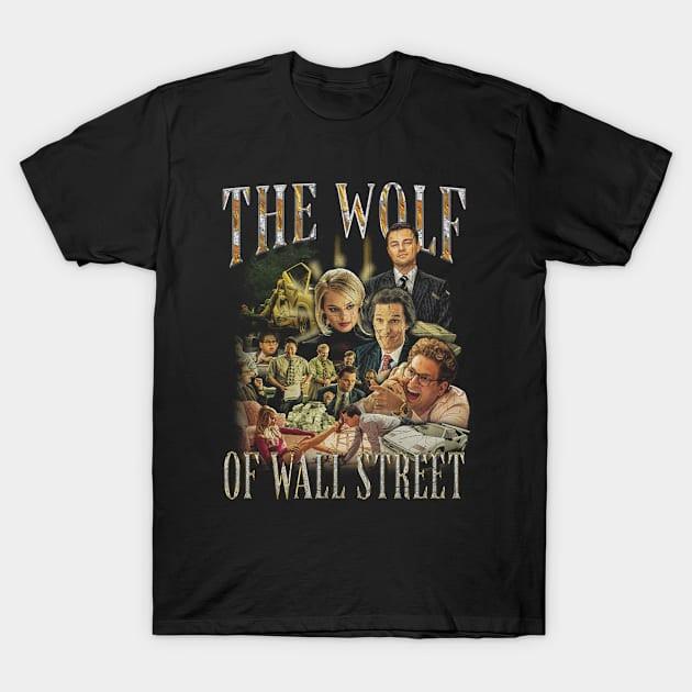 Men's Cotton Graphic T-shirt The Wolf Of Wall Street Retro Cotton Tee For Men And Women - Made In Australia