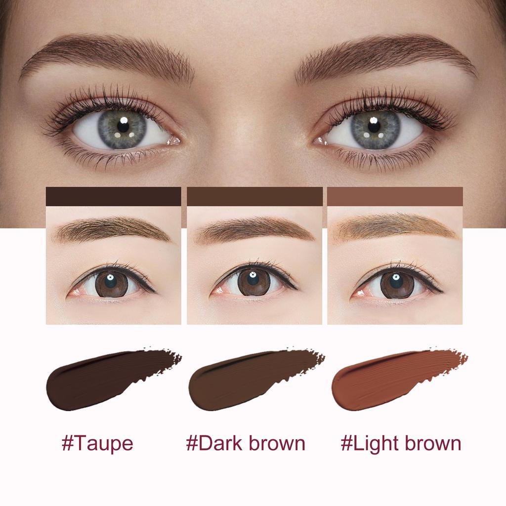 2pcs Lightweight  Smooth Foundation Moisturizer + Eyebrow Pencil Makeup Set Natural and Long-Lasting Color