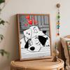 Disney 101 Dalmatians oil paint by numbers painting kit handmade diy home decor gifts for cute puppy lovers romantic wall art decor