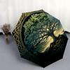 1pc Celtic Tree of Life Umbrella with Plastic Handle,Suitable for All Seasons Home Travel Outdoor UmbrellaDD917