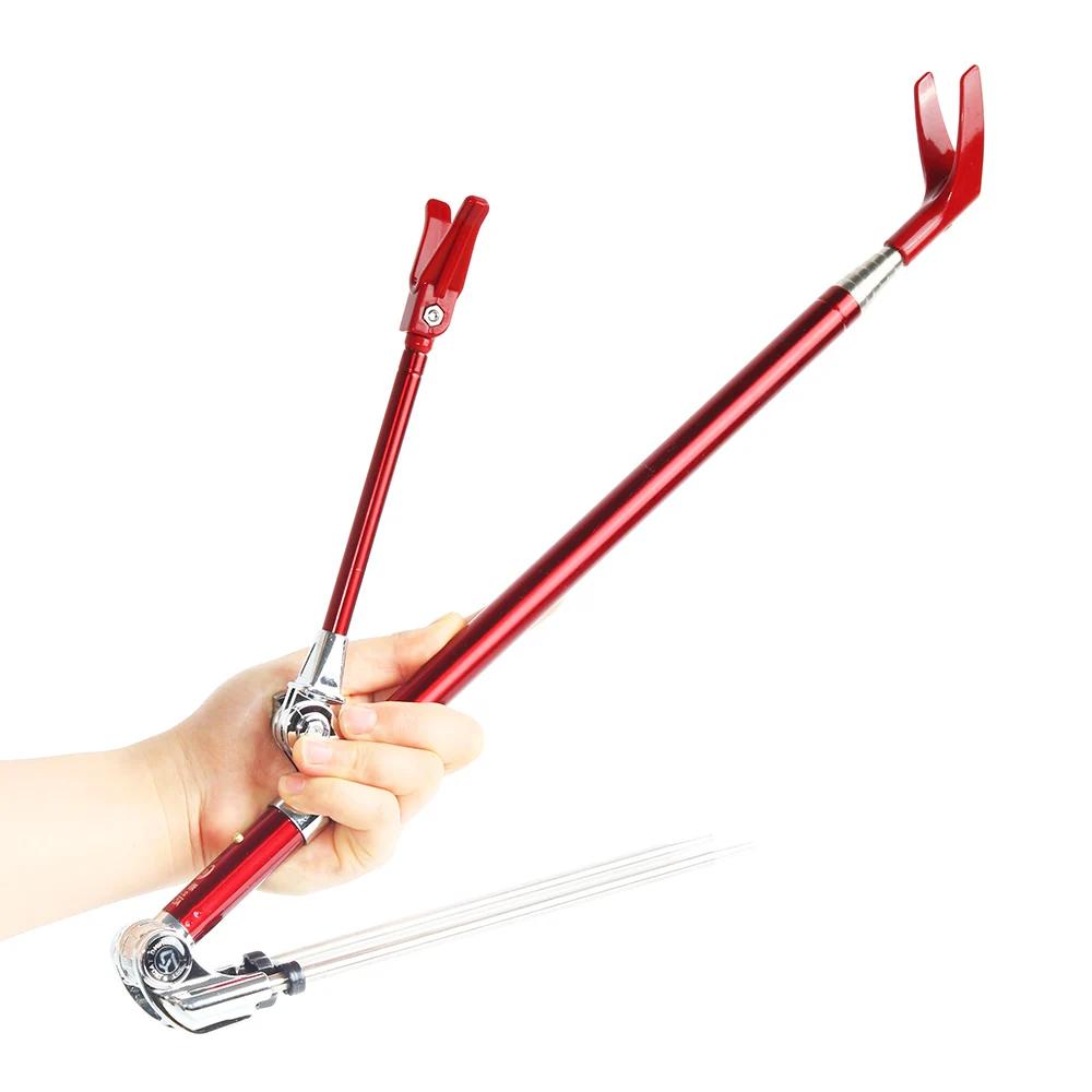 Fishing Equipment Telescopic Fishing Rods Holder Folding Stainless Steel Hand Rod Holder UseNew 1.5M 1.7M 2.1M 2.3M