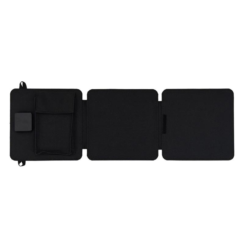 15W 5V Tragbares faltbares Solarpanel mit doppeltem USB-Anschluss für Outdoor-Wandern, Camping, Radfahren, wasserdichtes Ladegerät