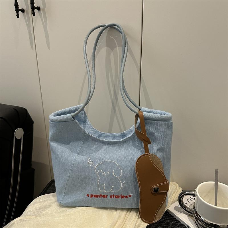 Niche puppy large-capacity tote bag spring new armpit bag leisure commuter handbag versatile