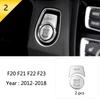 For BMW 1 2 Series F20 F21 F22 F23 Carbon fiber Car Control CD Panel Cover Trim Air conditioning Outlet Frame Decoration Sticker LNYCP1