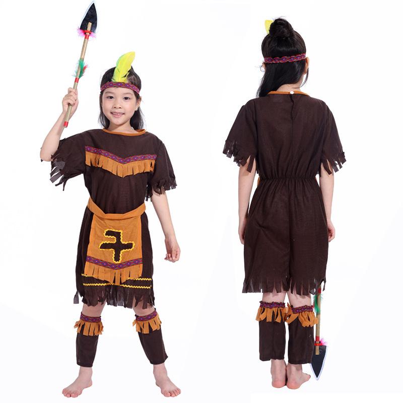 Children's Wild Indigenous Costumes for Halloween - Boys' and Girls' Indian Outfits for Sale