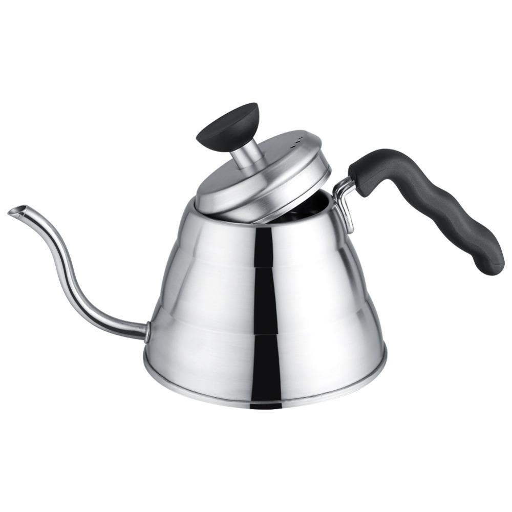 1L Capacity Hand Drip Pot Stainless Steel Stainless Steel Kettle Pour Over Kettle  Pour Over Coffee