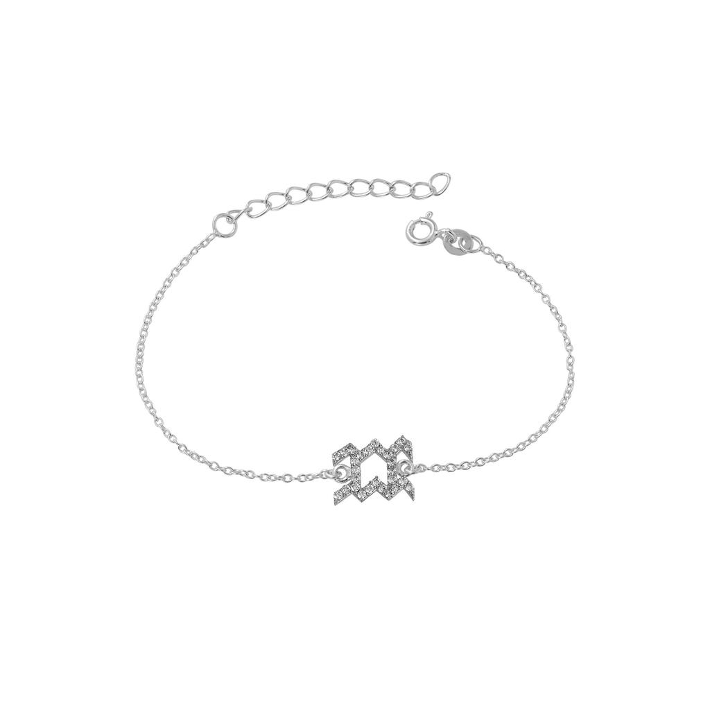 Astrological Zodiac Sign Bracelet, 925 Sterling Silver Handmade Jewelry, Zodiac Jewelry, Women Bracelet