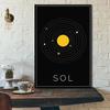 Space Universe Wall Art  HD Canvas Prints of Planets Solar System and Galaxy  Vast Planet Graphics for Living Room Bedroom  Home