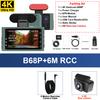 Dash Cam 4K Ultra High Definition Support Speed Real Display Loop Recording Optional 2.5K Rear Camera Driving Recorder
