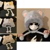 Cozy Cartoon Plush Winter Hat For Women Soft Warm Ear Protection Stylish Design