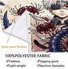 Tokyo Ghoul Wall Tapestry Aesthetic Wall Hanging Printed Fabric Blanket Decorative Tapestries For Bedroom Living Room Home Decor