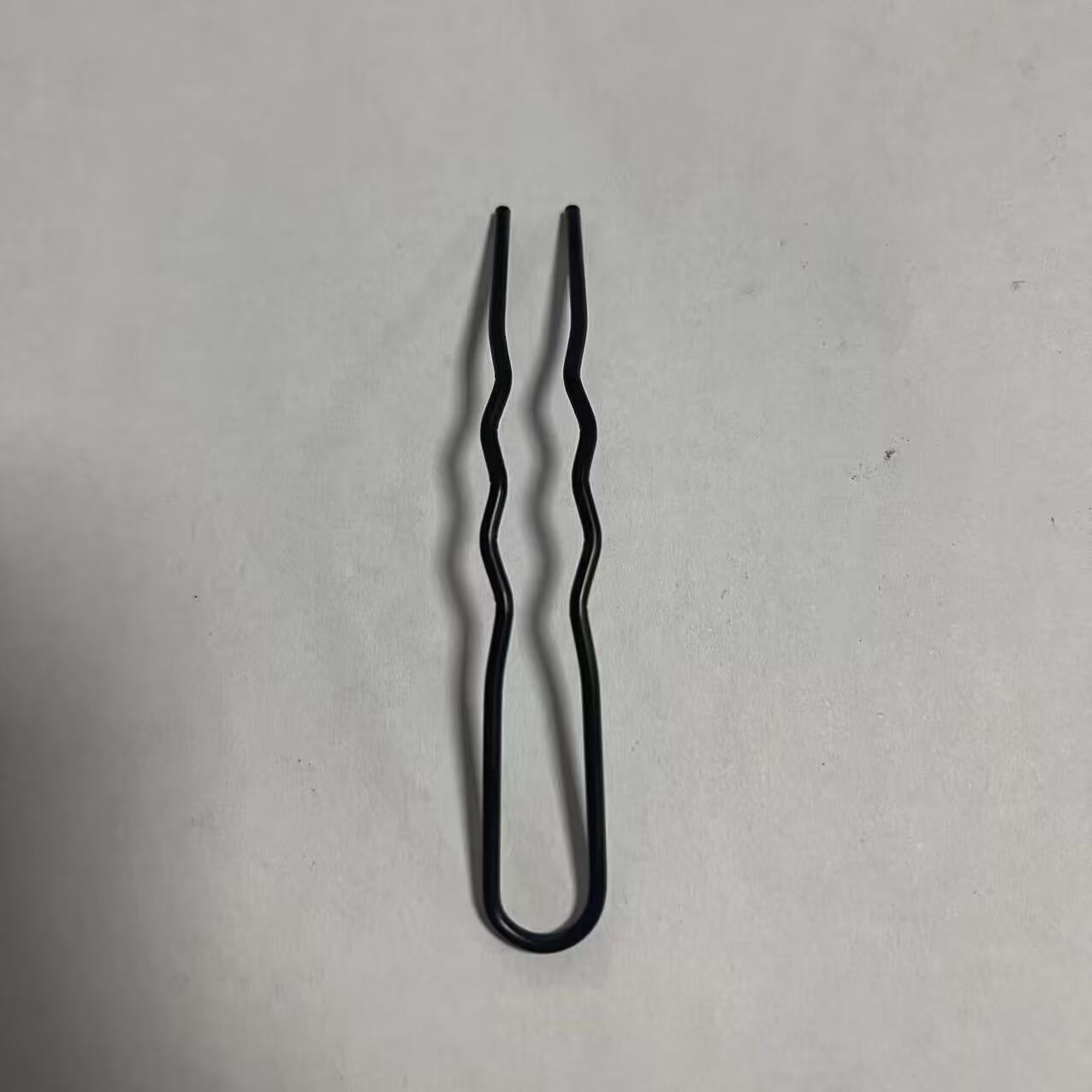 

Матовая железная U-образная шпилька для волос, инструмент для плетения, для легких пучков и причесок