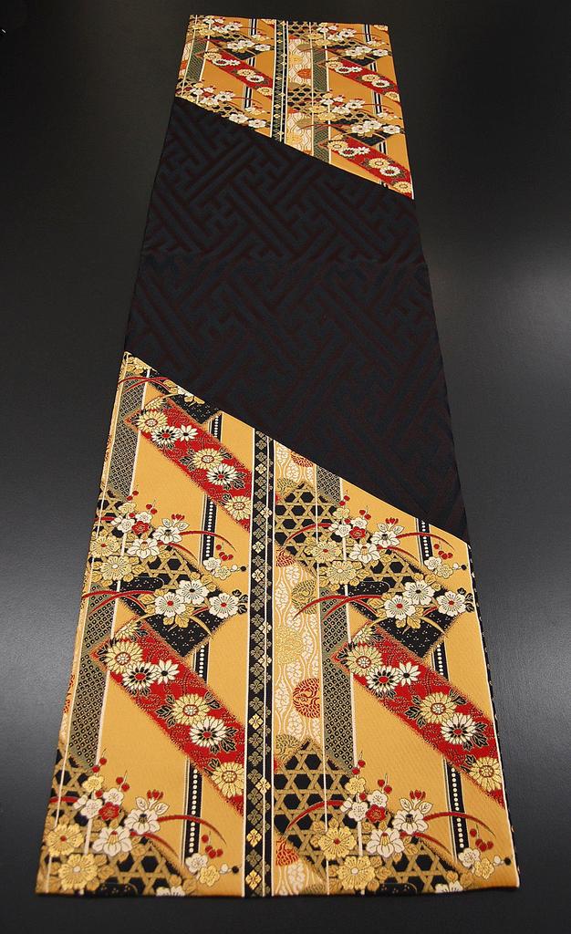 Kimono Table Runner with Obi Boxed and Popular Gift for 120cm Japanese-style (Sash) - Wrapped, Overseas, (Extra Large)