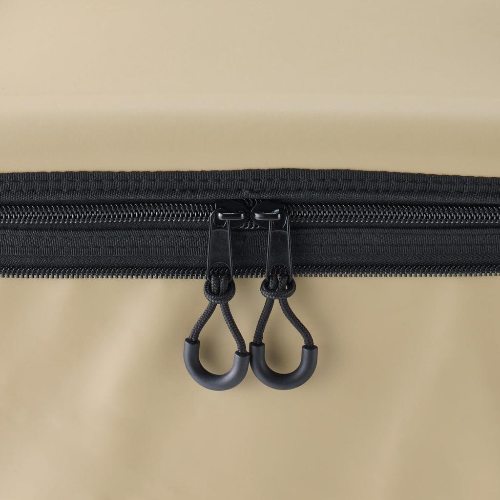 MUJI Foldable Soft Cooler Bag with Shoulder Strap, Beige, Approx. 28 X 22 X 19 Cm, 12L, 83832810