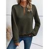 Women's Fashionable Sweatshirts Casual V Neck Pullover Tops