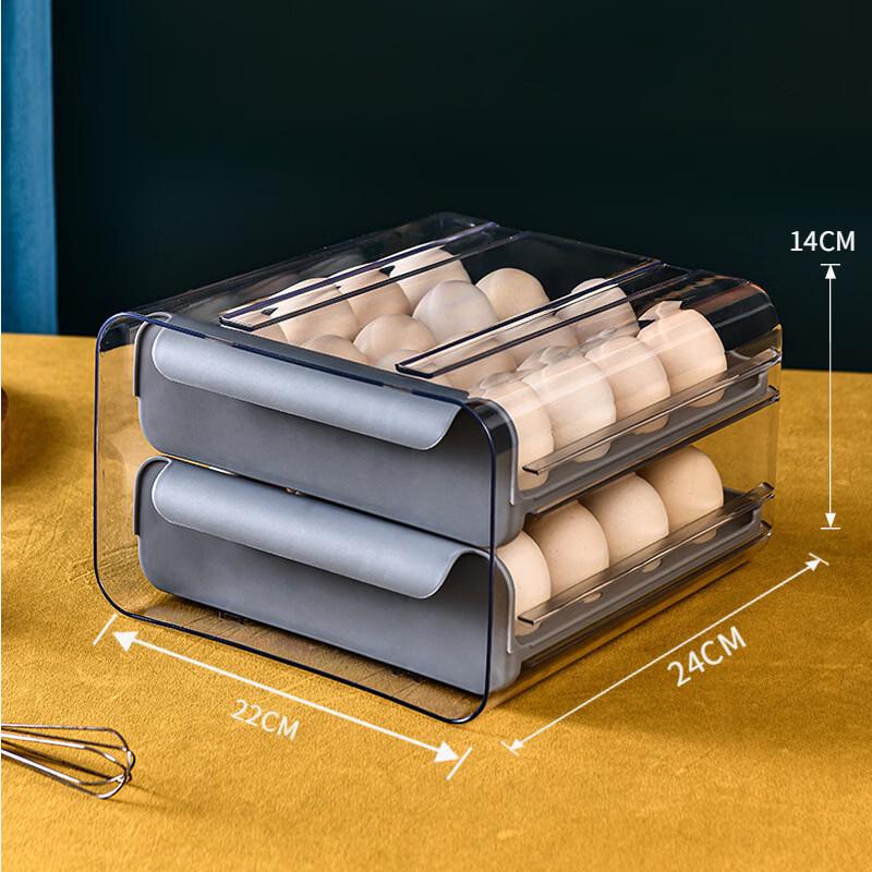 Ruhan Double Layer Refrigerator Egg Organizer