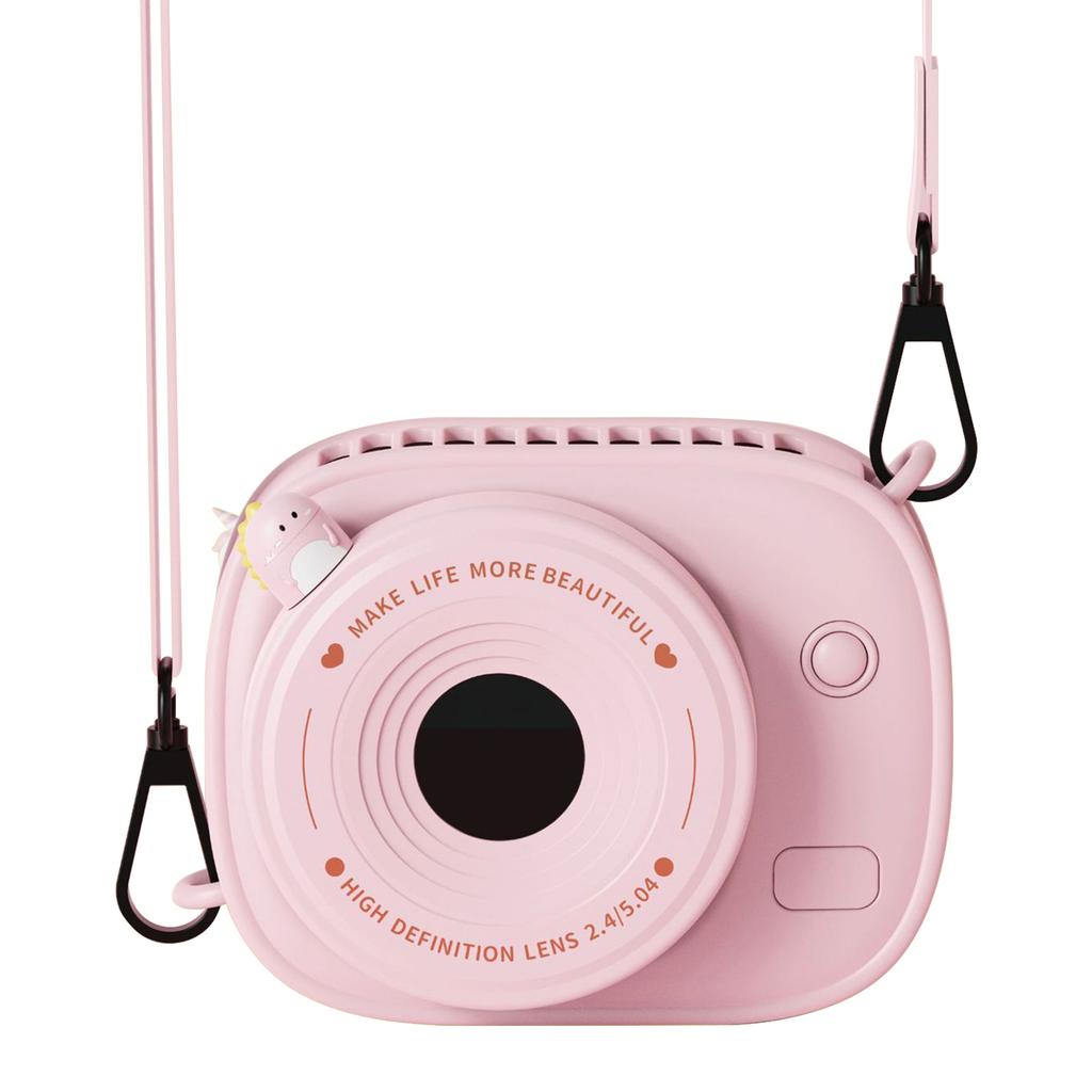 Kids Camera Mini Fans Strong-Wind Outdoor Cooling Fan For Kids Boys Girls