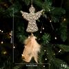 Angel Christmas Tree Feather Pendant Snowflake Hanging Ornament  Christmas Supplies