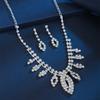 Diamond Necklace Set Cold Wind Collarbone Chain Dinner Dress Full Of Diamonds Accessories Tassels