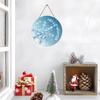 Winter Wreaths for Front Door Winter Decorations for Home Snowflake Door Decorations Snowflake Wreath Hanging Sign Wall Decor Wooden Front Door