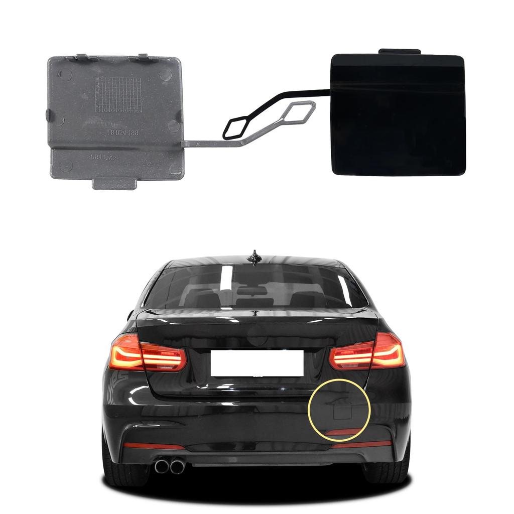 Rear Bumper Tow Hook Cap Towing Eye Cover For BMW 3 Series F30 M-Sport 2013-2018 320i 330e 330i 340i 51128056615 Car Accessories