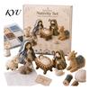Σετ Δημιουργίας Σκηνής Γεννήσεων Patchwork DIY, Σετ DIY, Διακοσμητική Τέχνη Ραψίματος Υφασμάτων για Μανδύα, Θρησκευτικό Κουβερτοκέντημα, Χειροποίητη Διακόσμηση Σπιτιού Χριστουγέννων