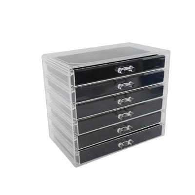 Drawers Rock Collection Box Multi Layer Stones Clear Display Storage Cases for Collectors Craft Enthusiasts 6 Layers