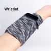 1 pochette portefeuille légère à fermeture éclair pour téléphone, carte, clé, bandeau anti-transpiration, pour gym, fitness, sport, cyclisme