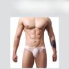 Men'S Underwear Sexy U Convex Pouch Lingerie Underpants Tight Low Rise Briefs Mesh Transparent Jockstrap High Elastic Panties